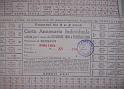 1945-1946 carta annonaria mesi da novembre a febbraio servita al verso come carta amministrativa